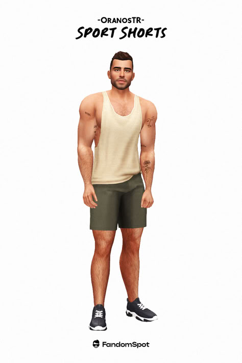 # 4 in our list of custom shorts CC for The Sims 4 Sims 4 Athletic, Sims 4 Men Clothing, Sims 4 Male Clothes, Outfits Athletic, Sims 4 Mm Cc, Gym Outfit Men, Casas The Sims 4, Sims 4 Mm, Best Sims