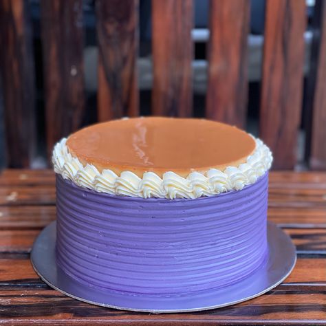 #UbeCake #CustardCake #Ube #Custard #Cake #FoodFixCanavid #Foodie #CakesPH Ube Macapuno Cake Design, Ube Coconut Cake, Ube Bundt Cake, Ube Condensed Milk Cake, Ube Custard Cake, Ube Custard, Ube Chiffon Cake, Menu Cake, Custard Cake