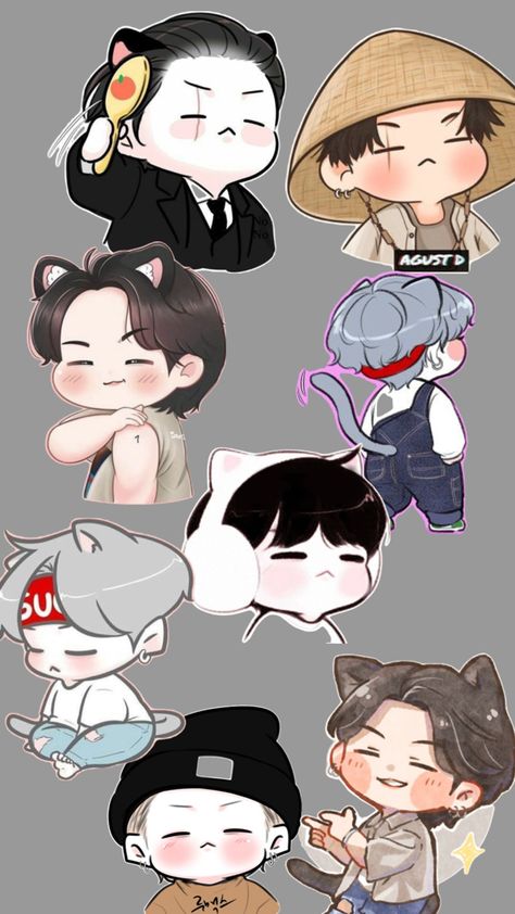 Bts Cartoon Pic, Suga Cute Wallpaper, People Agust D, Agust D-2 Wallpaper, Yoongi Drawing, Suga Drawing, Suga Anime, Suga Chibi, Yoongi Agust D