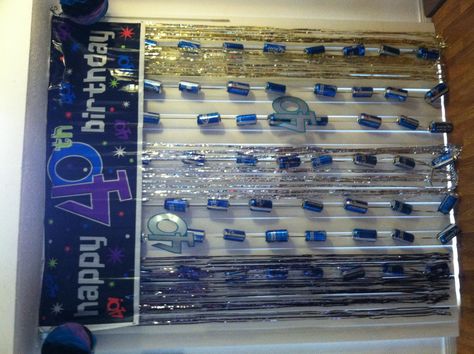 40th birthday decorations with beer cans Beer Can Party Decorations, Bud Light Birthday Party Decorations, Busch Light Themed Party, Bud Light Birthday, Beer Crafts Diy, Beer Cakes, Money Birthday Cake, 40th Party Ideas, Birthday Beer Cake