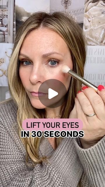 Leah Buckholz on Instagram: "Lift your eyes naturally👇🏼   ✅Avoid using too much product. You CANNOT COVER FINE LINES. ✅Avoid a super light shade. This will only show texture and look unnatural. ✅Cream makeup is BEST FOR AGING SKIN. Make the switch and watch your skin glow!   🩷 I help aging women find a better beauty routine. I teach you how to wear LESS makeup and feel MORE beautiful than ever🫶🏼 I can help you too!!!  ⭐️Comment or text MAKEUP to 440-291-2791 for a free makeup color consultation  #makeupover40 #makeupover50 #over40makeup #over40beauty #over50makeup #over50beauty #agingskin #matureskinmakeup #maturewoman #agingwithstyle #over40style" Color Consultation, Makeup Over 50, Makeup Over 40, Cream Makeup, Skin Glow, The Switch, Light Shade, Tan Skin, Free Makeup