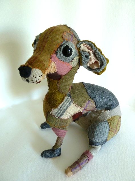 Soft Sculpture Art, Textile Sculpture, Art Dolls Handmade, Fabric Animals, Wool Applique, Fabric Projects, Soft Sculpture, Animal Dolls, Animal Sculptures