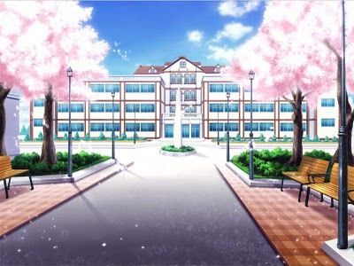 Anime High School Episode Interactive Backgrounds, Anime Places, Anime High School, School Hallways, Episode Backgrounds, Scenery Background, Seni Dan Kraf, Anime Backgrounds Wallpapers, Japanese School