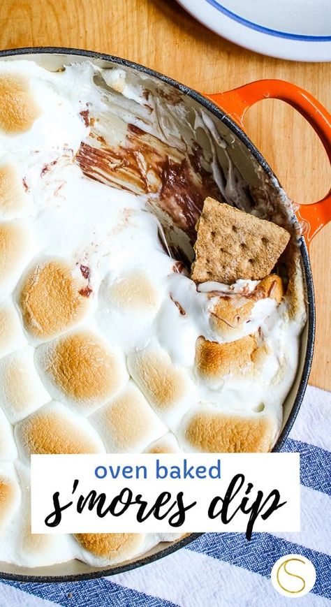 Best Smores, Smores Dip Recipe, Baked Smores, Smores Brownies, Smores Dip, Smores Dessert, Smore Recipes, School Recipes, Small Desserts