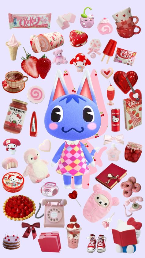 Rosie acnh!! Rosie Acnh, Rosie Animal Crossing, Animal Crossing Wallpaper, Animal Crossing Characters, Animal Crossing, Animals