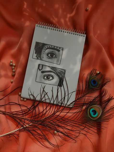 #radhakrishna #sketch #radhakrishnalove #artistic #art #drawing #eyes #foryou #insane_artistic_ig Asthetic Sketches Face, Radha Krishna Eyes Sketch, Radha Krishna Pictures Drawing, Aesthetic Sketch Ideas Deep Meaning, Asthetic Drawings Pencil Sketch, Radha Krishna Calligraphy, Radha Krishna Eyes Drawing, Krishna Journal Ideas, Radha Krishna Sketch Easy