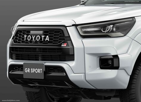 2021 Toyota Hilux Z GR Sport | DailyRevs.com Hilux Gr Sport 2022, Hilux Gr Sport, Sports Gallery, New Toyota, Jeep Wrangler Rubicon, Bespoke Fashion, Suv Trucks, Sports Images, Sport Seats