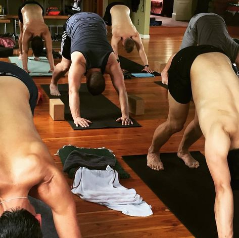 #men #man #yoga Man Yoga, Men Yoga, Yoga Aesthetic, Boy Aesthetic, Abs Workout For Women, Yoga For Men, Yoga Class, Abs Workout, Sumo Wrestling