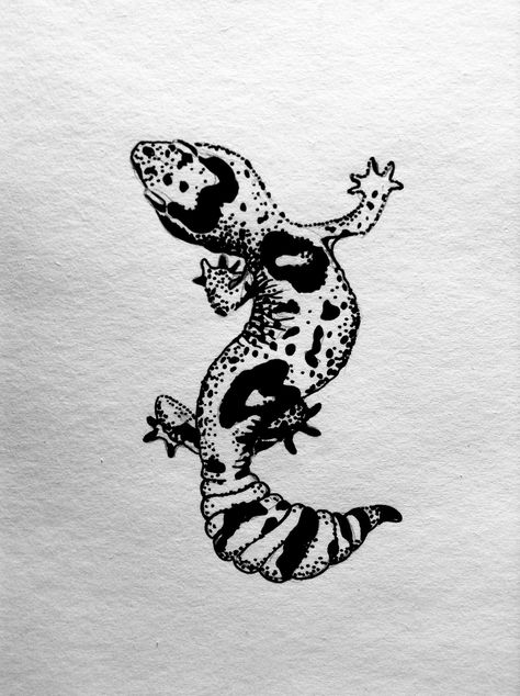 Leopard Gecko Illustration, Leapord Gecko Drawing, Lepord Gecko Tattoo Ideas, Leopard Gecko Tattoo Ideas, Leopard Gecko Outline, Leopard Gecko Sketch, Small Leopard Gecko Tattoo, Leopard Gecko Tattoo Design, Leopard Gecko Tattoo Simple