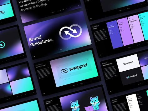 Swapped - Branding for Crypto by Arounda Branding for Arounda on Dribbble Crypto Branding, Crypto Design, Caring Partner, Popular Shots, Mobile Web Design, Fortune 500, Bold Typography, S Design, Top 50