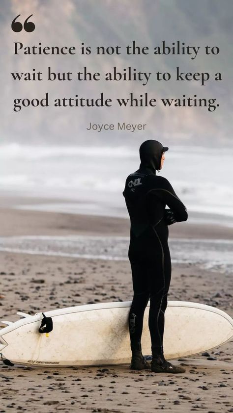 Patience increases our happiness as it helps us see things in a positive light. Patience also paves the way for success as it not only prevents us from making rash decisions, but also keeps us from quitting. So yes, everyone should cultivate more patience. “Patience is not the ability to wait but the ability to keep a good attitude while waiting.” ― Joyce Meyer, Battlefield of the Mind: Winning the Battle in Your Mind Quote Patience, Battlefield Of The Mind, Joyce Meyer Quotes, Motivational Stories, Joyce Meyer, Good Attitude, To Wait, Clash Of Clans, How To Stay Motivated