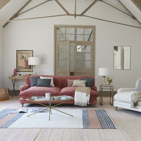 How scrummy does our Pudding sofa look in our NEW Dusty Cinnamon clever velvet fabric? Head over to our website to nab yourself your free… Red Living Room Ideas, Loaf Sofa, Red Living Room, Room Ideas Living Room, Red Living, Room Decor Living Room, Pink Sofa, Living Room Red, Sofa Frame