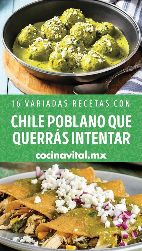 Poblano Recipes, Whole30 Dinner Recipes, Chile Poblano, Whole30 Dinners, Mexico Food, Healthy Breakfast Recipes Easy, Mexican Food Recipes Authentic, Easy Healthy Breakfast, Healthy Juices