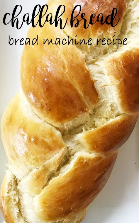 Challah Bread Machine Recipe, Challa Bread, Bread Challah, Artesian Bread, Challah Bread Recipe, Easy Bread Machine Recipes, Challah Bread Recipes, Bread Machine Recipe, Jewish Holiday Recipes