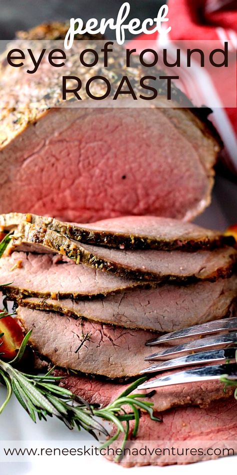 Transform your dinner table into a gourmet experience with this mouthwatering Eye of Round Roast recipe. Perfectly seasoned and roasted to tender perfection, this dish is sure to impress family and friends alike. Whether you're hosting a special occasion or simply craving a hearty meal, this recipe delivers a savory delight that pairs beautifully with your favorite sides. Easy to follow and guaranteed to satisfy, it's a must-try for any home cook looking to elevate their culinary skills. Get ready to savor every juicy bite! Eye Of Round Roast Recipes With Gravy, Cooking Eye Of Round Roast In Oven, Eye Of The Round Roast Recipes Ovens, Boneless Beef Eye Of Round Roast Recipes, Eye Roast Recipes Ovens, Beef Eye Of Round Roast Recipes In Oven, How To Cook Eye Of Round Roast, Boneless Eye Of Round Roast Recipes, Eye Round Roast Recipe Ovens