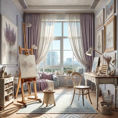 Continuing the topic of interior styles, today I want to immerse you in the atmosphere of Provence, which originated in southern France in the 18th century. This style takes its name from the region of Provence, known for its picturesque landscapes, fragrant lavender fields and Mediterranean climate. The Provençal style developed as a response to the luxurious interiors of palaces and castles, offering a simple yet elegant alternative that reflects the natural beauty and rustic charm of s... Provence France Interior, Bedroom Lavender, Provence Interior, Mediterranean Climate, South France, Provence Style, Southern France, Provence France, Lavender Fields