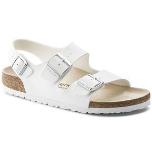 Milano Birko-Flor Platform Flats, Head Color, Birkenstock Milano, Thessaloniki, Back Strap, Blue Shoes, Flat Sandals, Birkenstock, Ankle Strap