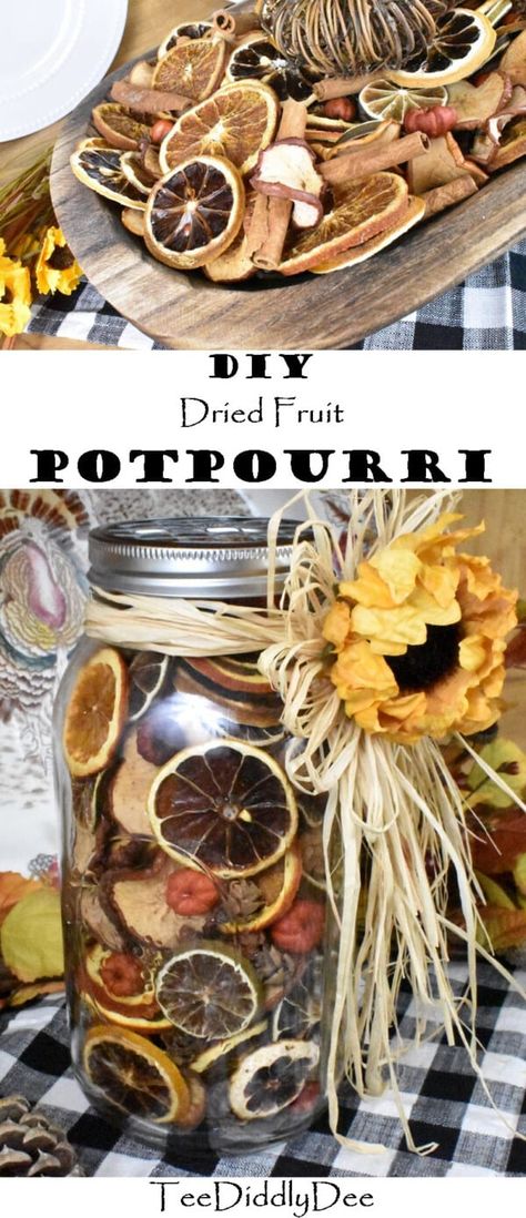 Potpourri Diy, Fall Potpourri, Dried Potpourri, Homemade Potpourri, Smell Gift, Simmer Pot Recipes, Fall Autumn Decor, Simmering Potpourri, Fruit Crafts