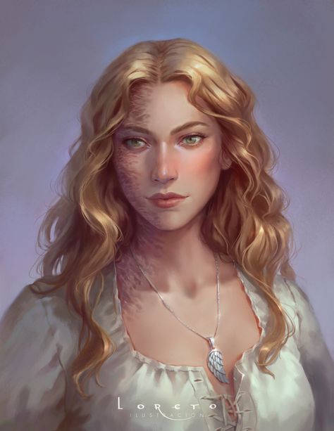 Fantasy Nobleman, Blonde Woman Art, Aasimar Female, Semi Realism, Fantasy Portraits, Face Characters, Dnd Art, Female Human, Woman Drawing