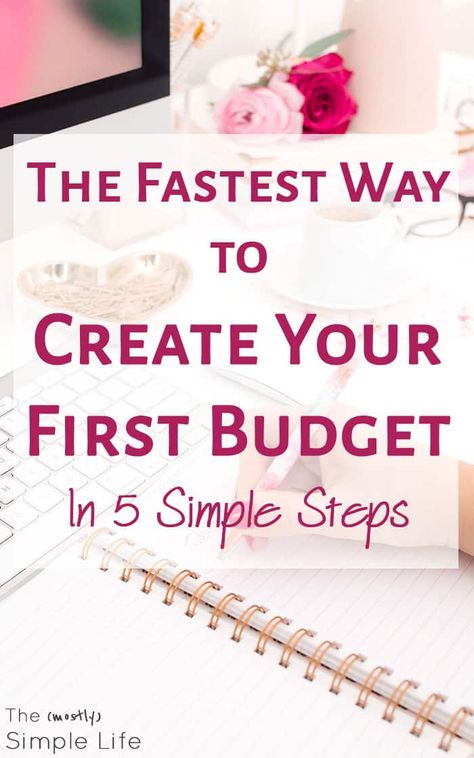 The Fastest Way to Create Your First Budget - The (mostly) Simple Life Spending Tracker Printable, Sample Budget, Budget List, Excel Budget, Monthly Budget Planner, Living On A Budget, Budget Spreadsheet, Making A Budget, Budgeting Worksheets