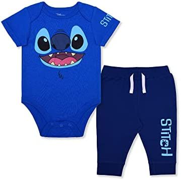 Lilo And Stitch Movie, Newborn Boy Clothes, Cute Stitch, Short Sleeve Romper, Disney Lilo, Newborn Boy, Short Sleeve Bodysuit, Baby Disney