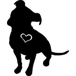 Houseboats For Sale, Pitbull Silhouette, Painted Bricks Crafts, Games Car, Brick Crafts, Bulldog Tattoo, Pitbull Art, Silhouette Tattoos, Heart Outline