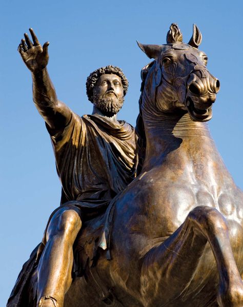 Marcus Aurelius | Biography, Meditations, & Facts | Britannica Parthian Empire, Germanic Tribes, Equestrian Statue, Great Philosophers, Today In History, Roman Emperor, Marcus Aurelius, Comedy Central, Ancient Rome