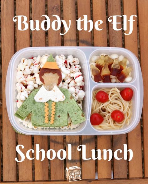 Christmas Lunch Ideas, Diy Meals, Soy Free Snacks, Elf School, Backpacking Food Ideas, Movie Recipes, Fun School Lunches, Husband Lunch, Back To School Lunch Ideas