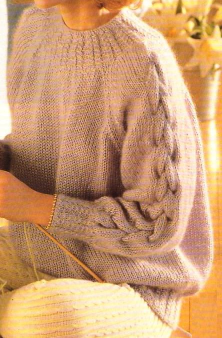 [Tricot] Le sweat en mohair Cable Knitwear, Knit Art, Crochet Hats Free Pattern, How To Purl Knit, Women's Sweaters, Knitting Women, Knit Outfit, Knit Fashion, Knitting Inspiration