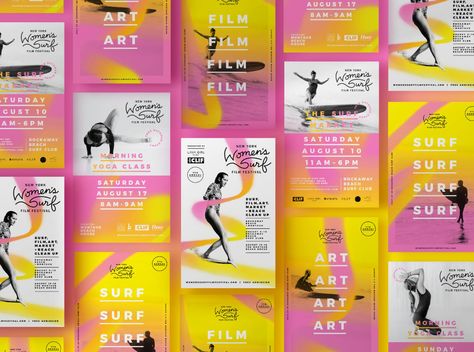 Get a blast of visual inspiration from these award-winning design projects | Creative Boom Beaches Film, 7 Elements, Beach Clean Up, Female Surfers, Indigo Design, Kids In Love, Event Poster Design, Newspaper Design, Event Branding