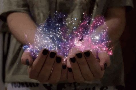 Magic Magical GIF - Magic Magical Galaxy - Discover & Share GIFs Magia Elemental, Art Amour, Glitter Gif, Healing Magic, Magic Aesthetic, Magic Powers, Healing Hands, Arte Fantasy, Aesthetic Gif