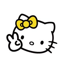 Hello Kitty Emotions, Mimi Sanrio, Yellow Hello Kitty, Emoji Pop, Sanrio Icons, Funny Vines Youtube, Line Emoji, Work Icon, Emoji Set