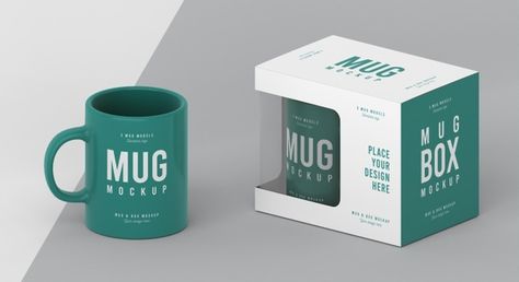 Mug Box Packaging Design, Mug Box Packaging, Mug Packaging Ideas, Mug Packaging, Cup Packaging, Chef Dishes, Mug Box, Healthy Restaurant Food, Restaurant Web