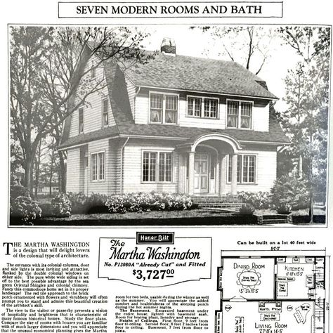 Sears kit house - Martha Washington Sears Catalog Homes 1920s, Sears And Roebuck House, Sears House Plans, Sears House, Sears Catalog Homes, Sears Kit Homes, Sears Homes, Colonial Door, Cucumber Trellis Diy