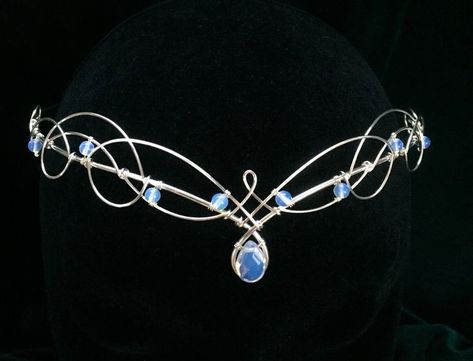 Moonstone Crown, Wedding Circlet, Bridal Circlet, Elven Wedding, Crown Headpiece, Tiara Headpieces, Elven Jewelry, Headpiece Jewelry, Tiara Crown