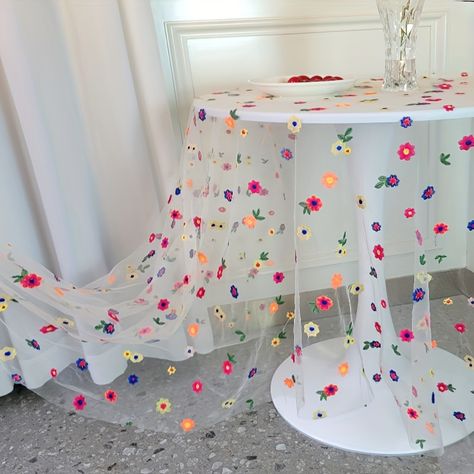 Faster shipping. Better service Outdoor Garden Wedding, Bridal Shower Inspo, Wildflower Baby Shower, Garden Wedding Decorations, Table Tv, Outdoor Wedding Decorations, Lace Tablecloth, Elegant Home, Table Side