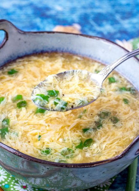 How to make egg drop soup Egg Drop Soup Recipe, Chinese Soup Recipes, Egg Drop Soup, Firm Tofu, Egg Drop, Sour Soup, Asian Soup, Chinese Soup, Asian Cooking