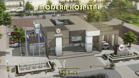 .    50х50    NO CC // with Realistic childbirth Mod from Pandasama    please use bb.moveobjects before placing the lot    .    download (FREE) Willow Creek Hospital, Pandasama Childbirth Mod, Pandasama Mods, Sims 4 Hospital, Ts4 Lots, Sims Download, Modern Hospital, The Sims 4 Lots, Sims Ideas