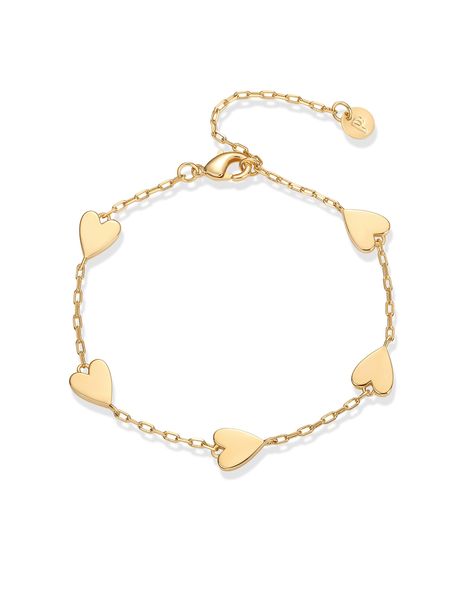 PRICES MAY VARY. Perfect for every heart-throb out there! Our trendy 6" + 1.5" extender heart charm bracelet, adorned with dainty 6.7mm heart charms, is the ultimate gift for your daughter, best friend, or any special women in your life. Ideal for Valentine's Day, birthdays, or just because, this cute bracelet fits wonderfully, making it a charming addition to any jewelry collection. Elevate your style with our 14k yellow gold plated bracelet. This bracelet is 100% nickel-free, cadmium-free, lea Heart Throb, Link Chain Bracelet, School Clothes, Birthday List, Gold Plated Bracelets, Cute Bracelets, Bracelet For Women, Heart Charm Bracelet, Link Chain