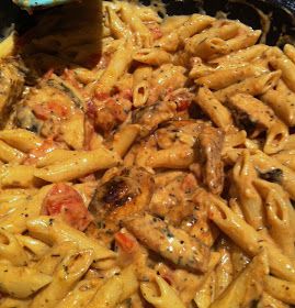 The Art of Comfort Baking: Penne with Blackened Chicken and Sun-Dried Tomato Basil Sauce Chicken And Tasso Pasta, Blackened Chicken Pasta, Creole Pasta, Blackening Spice, Cajun Chicken Alfredo, Cajun Pasta, Tomato Basil Sauce, Blackened Chicken, Basil Sauce