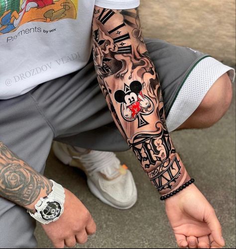 Tattoo Trends 2023, Voll Arm-tattoos, Forearm Cover Up Tattoos, Beautiful Tattoo Designs, Chicano Tattoos Sleeve, Forearm Band Tattoos, Men Tattoos Arm Sleeve, Forarm Tattoos, Muster Tattoos