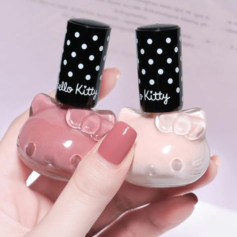 12ML Color Nail Polish Glitter Gel UV Nail Soak Off Nail Hot Selling New Cute Kitty Liquid Nail Gel Varnishes Hybrid Nail Polish - AliExpress Hello Kitty Nail Polish, Hello Kitty Nail, Cheap Nail Polish, Kitty Nail, Nail Soak, New Nail Polish, Liquid Nails, Hello Kitty Nails, Uv Nails