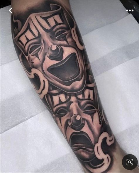 Cholo Tattoo, 27 Tattoo, Chicano Tattoos Sleeve, Realistic Tattoo Sleeve, Clown Tattoo, Chicano Style Tattoo, Chicano Tattoo, Cool Forearm Tattoos, Forearm Sleeve Tattoos