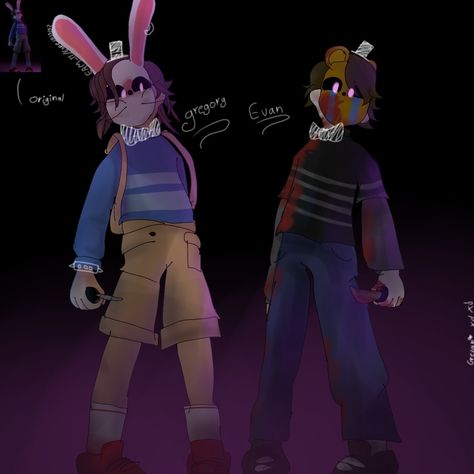 Fnaf Fanart Evan, Gregvan Fnaf Fanart, Evil Gregory Fnaf, Evan Afton And Gregory, Fnaf Evan Afton Fanart, Fnaf Y/n, Gregvan Fnaf, Fnaf Sb Comic, Fnaf Sb Gregory