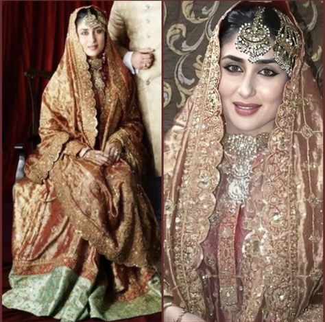 Kareena Kapoor Bridal Look, Kareena Kapoor Wedding, Brides Photos, Wedding Jewellery Designs, Ritu Kumar, Indian Photoshoot, Dress Indian, Bridal Dress Design, Bride Photo