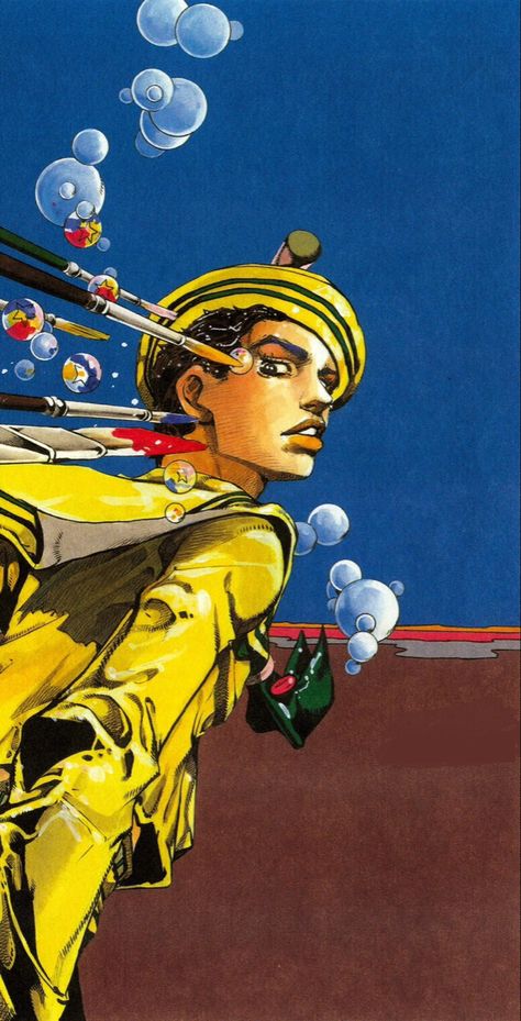 Josuke Higashikata, A Man, On Twitter, Yellow, Twitter