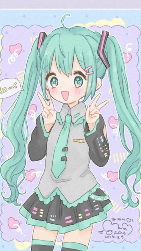 Fancy Surprise, Chi Bi, Kawaii Drawing, Miku Hatsune Vocaloid, Yume Kawaii, Pastel Kawaii, Kawaii Chibi, Manga Cosplay, Kawaii Wallpaper