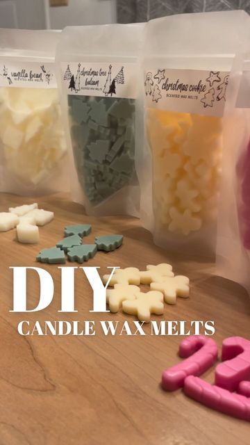 Wax Melt Tips, Valentine Wax Melt Ideas, Candle Melts Packaging, Candle Melts Diy, Christmas Wax Melt Ideas, Heat Candle, Diy Candle Warmer, Wax Melt Packaging Ideas, Wax Melts Packaging Ideas