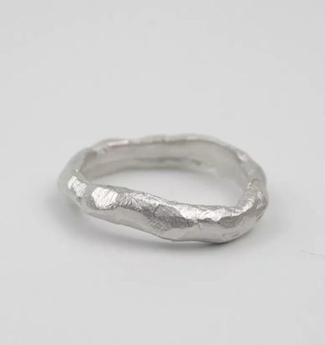 Sculptural ring organic shapes unisex style brutalist aesthetic sterling silver | eBay Irregular Silver Ring, Brutalist Aesthetic, Sculptural Ring, Sculptural Jewelry, Rings Handmade, Organic Rings, Silver Rings Handmade, Organic Shapes, Unisex Style