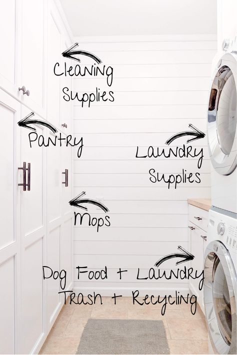 Practical tips for getting your laundry room organized. #laundryroom #organization Expand Laundry Room Into Garage, Laundry Room From Garage, Laundry Room Redesign, Small Kitchen Storage Hacks, Laundry Remodel, Laundry Room Pantry, Margarita Machine, Garage Ceiling Storage, Buy Dirt